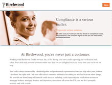Tablet Screenshot of birchwoodcreditservices.com